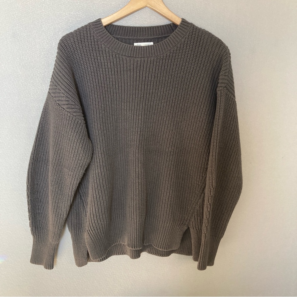 Aeropostale Brown Crew Neck Sweater